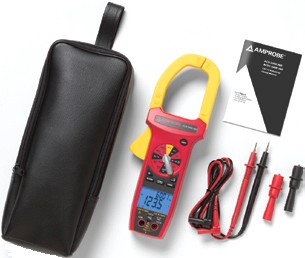 Test leads, battery (installed), Users Manual, Carrying Case and type-K thermocouple included