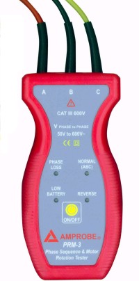 Amprobe PRM-3 Phase Sequence & Motor Rotation Tester