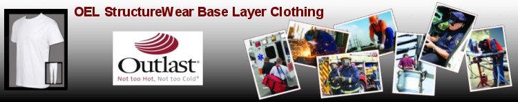 OEL StructureWear Base Layer Clothing with Outlast Technology