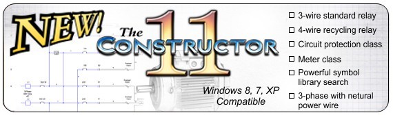 Constructor 11 Electrical Ladder Diagram, Schematic and PLC Software
