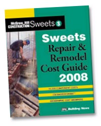 Sweets Repair and Remodel Cost Guide 2008
