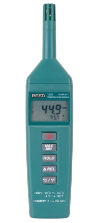 REED C-315 Dual LCD Display Thermo-Hygrometer