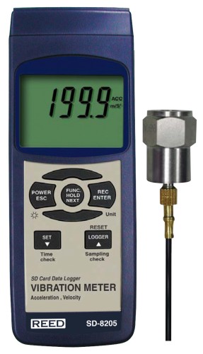 REED SD-8205 Vibration Meter Datalogger
