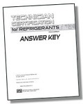 Technician Certification for Refrigerants Answer Key