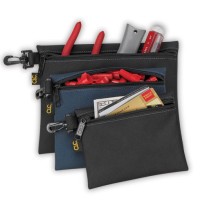 Set of 3 Multi-Purpose, Clip-On, Zippered Bags