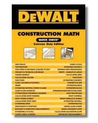 DEWALT Construction Math Check