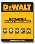 DEWALT Contractor's Daily Logbook & Jobsite Handbook