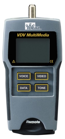 VDV MultiMedia Tester - Easy-to-use tester for installers working with voice, data and video applications