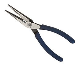 Ideal 8-1/2" Long Nose Pliers with Dipped Grip Handles