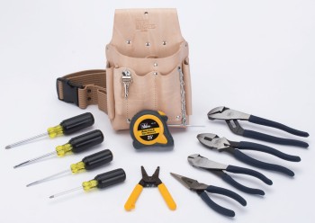 12-Piece Journeyman Electrician's Tool Set with Pouch