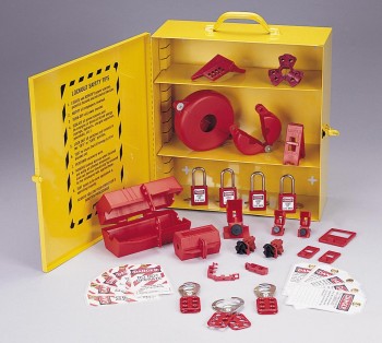 Industrial Lockout/Tagout Station