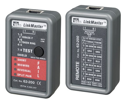 LinkMaster Data Communications Cable Tester - 62-200