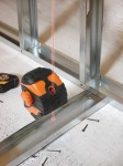 Carpenters use this Laser Lever for layout of interior walls and beams.