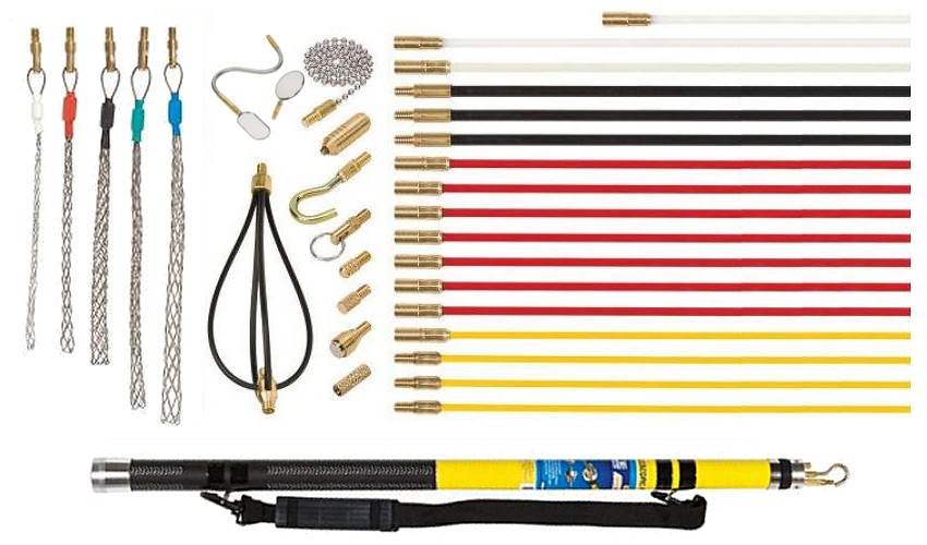 Super Rod System with Cable Rods, Telescopic Pole and Accessories