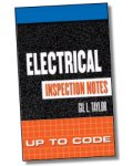 Electrical Inspection Notes - Up To Code