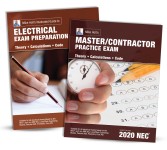 2020 Master/Contractor Simulated Exam + NEC Exam Prep Book Combo