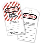 Heavy-Duty Lockout Tags - Do Not Operate - English