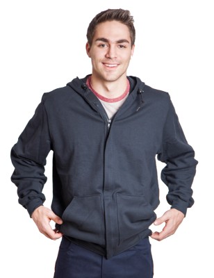 Arc Flash - FR Hooded Sweatshirt with Zipper - click for larger image