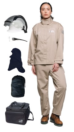 Womens 8 CAL Jacket & Bib Overalls PPE Kit