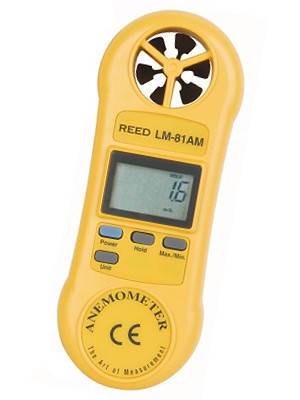 REED LM-81AM Anemometer (Airflow meter)
