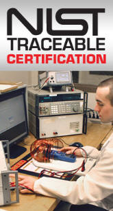 NIST Certification Available on Most Items