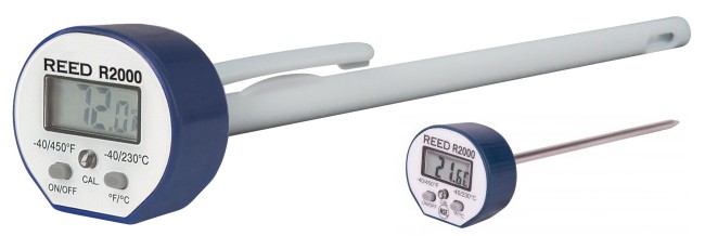 REED R2000 Stainless Steel Digital Stem Thermometer