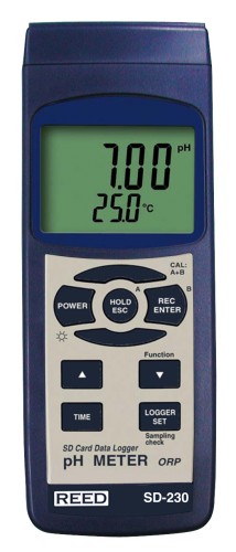 REED SD-230 PH/ ORP Meter/ Datalogger