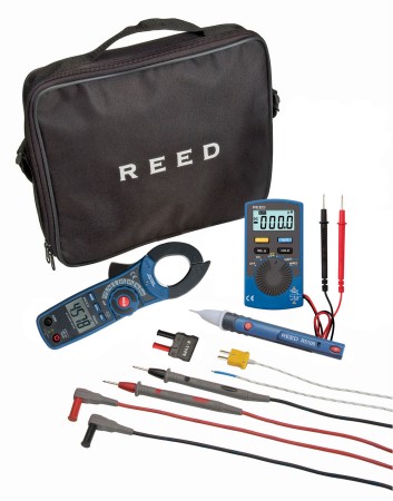 REED ST-ELECTRICKIT - CLAMP METER/MULTIMETER/VOLTAGE TESTER COMBO KIT