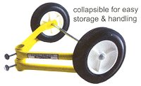 E-Z Roll is Collapsible For Easy Storage & Handling