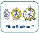FiberSnakes Non-Conductive Fishtapes and Duct Rodders