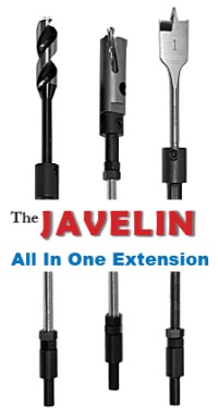 Javelin All-in-One Adjustable Drill Bit Extension Kit