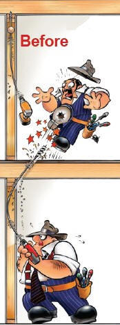 Ever had a Drill Bit go off Course?